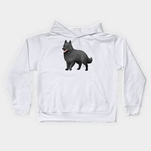 Dog - Belgian Sheepdog - Black Kids Hoodie